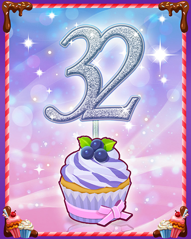 Vanilla Cupcake #32 Badge - Cookie Connect