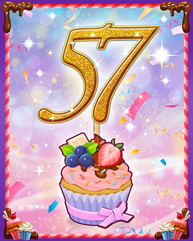 Vanilla Cupcake #57 Badge - Word Whomp HD