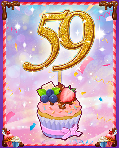 Vanilla Cupcake #59 Badge - Sweet Tooth Town