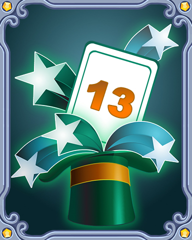 Spring Magic Lap 13 Badge - Jet Set Solitaire