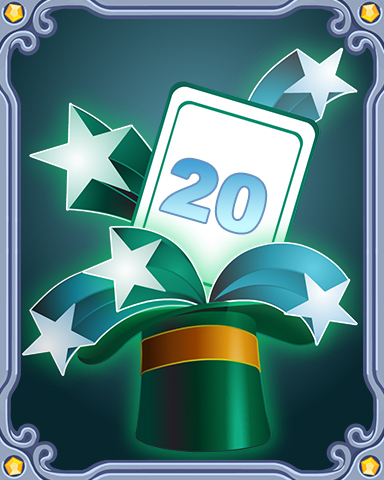 Spring Magic Lap 20 Badge - Poppit! Bingo