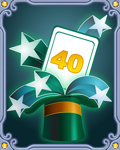 Spring Magic Lap 40 Badge - Tri-Peaks Solitaire HD