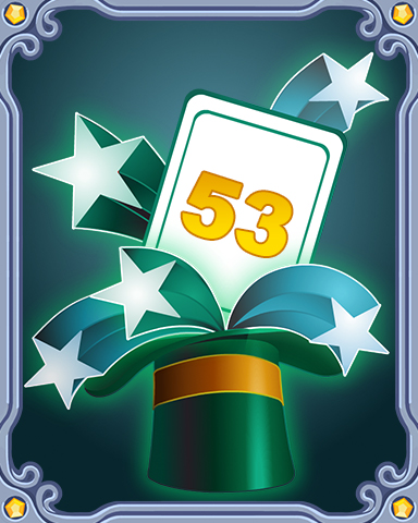 Spring Magic Lap 53 Badge - SCRABBLE