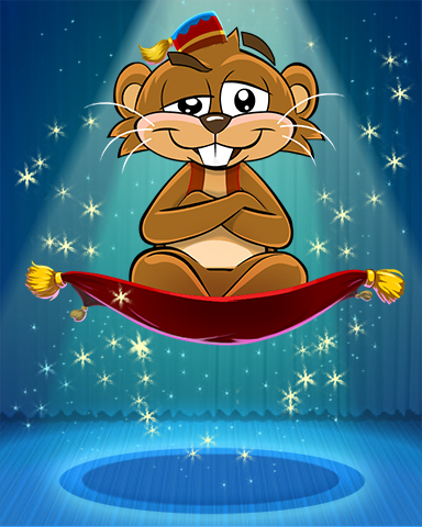 Pogo Gliding Gopher Badge