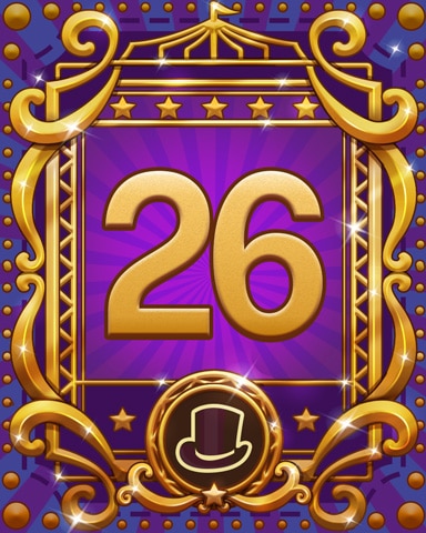 Spike's Spectacular 26 Badge - Word Whomp HD