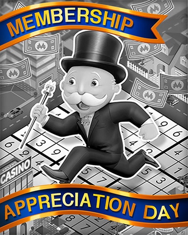 Top Hat Appreciation Badge - MONOPOLY Sudoku Top Hat Appreciation Badge - MONOPOLY Sudoku