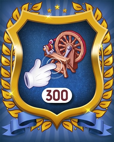 Spinning Wheel 300 Badge - Merge Academy