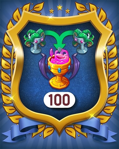 Magic Cup 100 Badge - Merge Academy