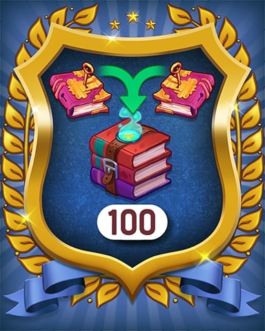 Spellbooks 100 Badge - Merge Academy