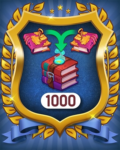 Spellbooks 1000 Badge - Merge Academy