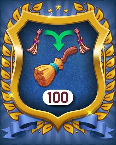 Broomsticks 100 Badge - Merge Academy