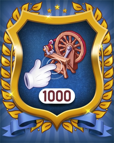 Spinning Wheel 1000 Badge - Merge Academy