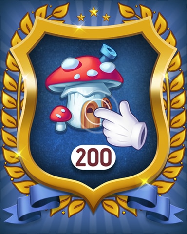Mushroom House 200 Badge - Merge Academy