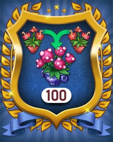 Mushroom House 100 Badge - Merge Academy