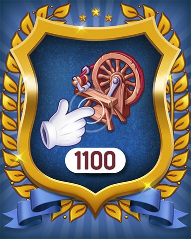 Spinning Wheel 1100 Badge - Merge Academy