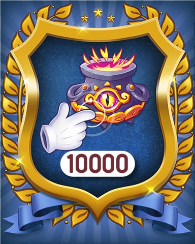 Magic Tome 10000 Badge - Merge Academy