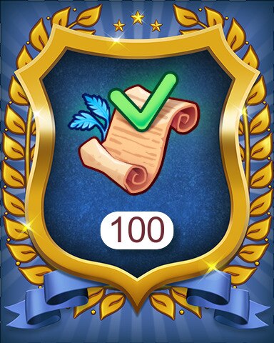 Treasure Trove Orders 100 Badge - Merge Academy Treasure Trove Orders 100 Badge - Merge Academy