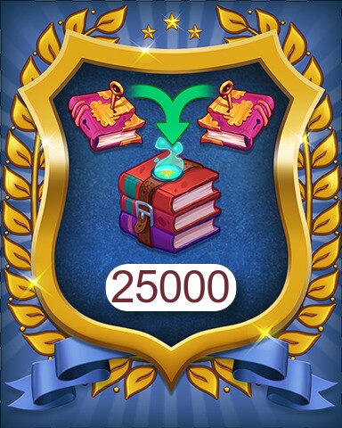 Spellbooks 25000 Badge - Merge Academy Spellbooks 25000 Badge - Merge Academy