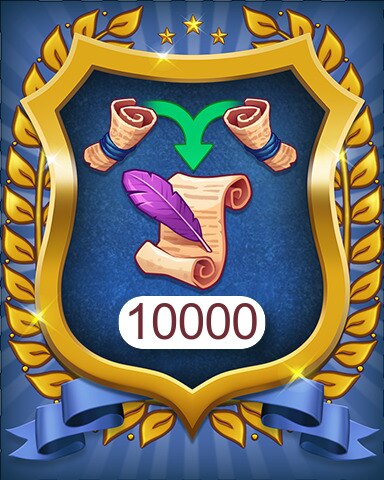 Magic Scrolls 10000 Badge - Merge Academy Magic Scrolls 10000 Badge - Merge Academy