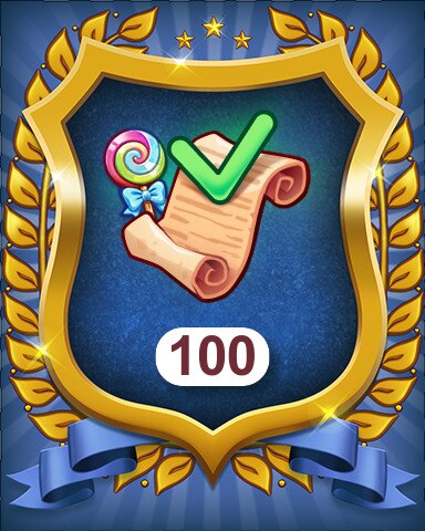 Sugar Rush Orders 100 Badge - Merge Academy