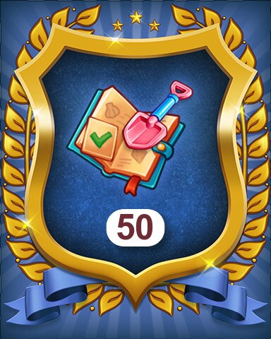 Coral Secrets Objectives 50 Badge - Merge Academy