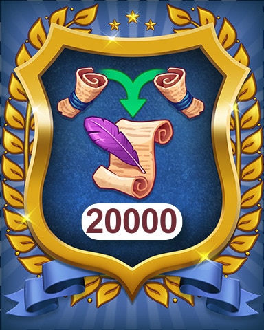 Magic Scrolls 20000 Badge - Merge Academy Magic Scrolls 20000 Badge - Merge Academy