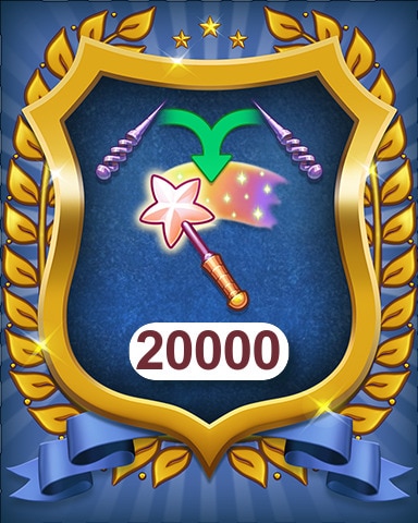 Magic Wands 20000 Badge - Merge Academy