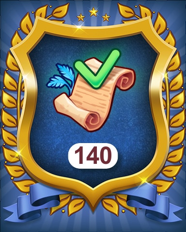 Treasure Trove Orders 140 Badge - Merge Academy