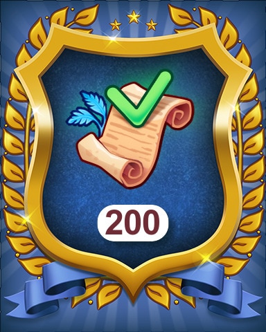 Treasure Trove Orders 200 Badge - Merge Academy