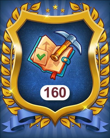 Treasure Trove Objectives 160 Badge - Merge Academy