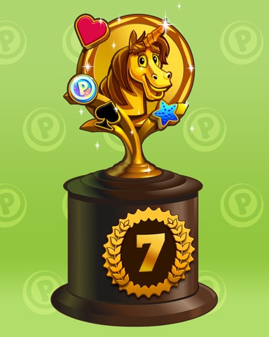 Bjorn To Run Lap 7 Badge - Peggle Blast HD