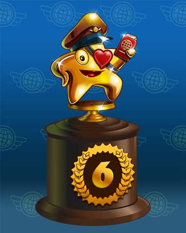 Starrgh-Fish Scamper Lap 6 Badge - World Class Solitaire HD