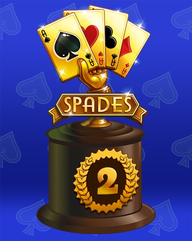Summer Spades Lap 2 Badge - Poppit! Bingo