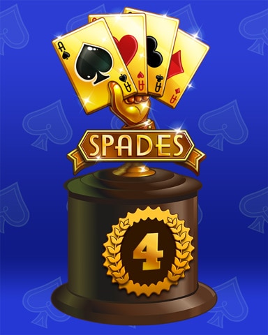 Summer Spades Lap 4 Badge - Pogo™ Slots