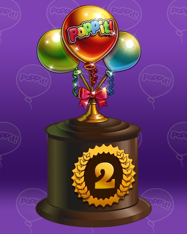 Triple Pop Lap 2 Badge - Poppit! HD