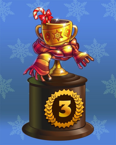 Holiday Honor Lap 3 Badge - Poppit! Party
