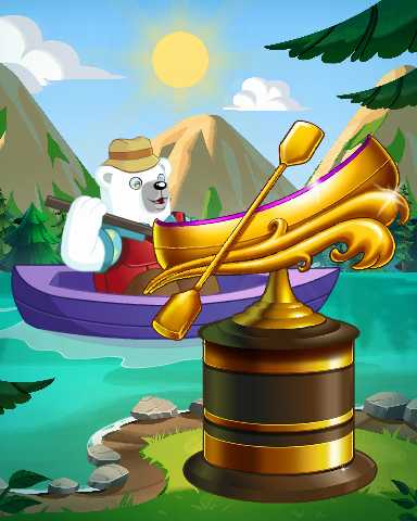 Pogo Golden Canoe Reward Badge