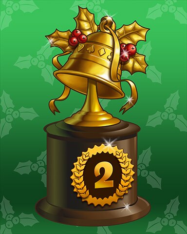 Deck The Halls Lap 2 Badge - Mahjong Sanctuary