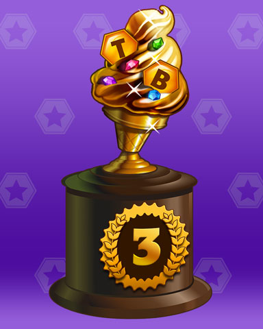 Golden Cone Lap 3 Badge - Jewel Academy