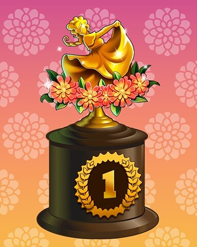 Golden Dancer Lap 1 Badge - Quinn's Aquarium Golden Dancer Lap 1 Badge - Quinn's Aquarium