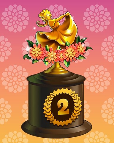 Golden Dancer Lap 2 Badge - Poppit! Bingo Golden Dancer Lap 2 Badge - Poppit! Bingo