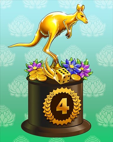 Wild Hopper Lap 4 Badge - Garden Blast Wild Hopper Lap 4 Badge - Garden Blast
