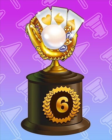 Victorious Celebration Lap 6 Badge - Jet Set Solitaire Victorious Celebration Lap 6 Badge - Jet Set Solitaire