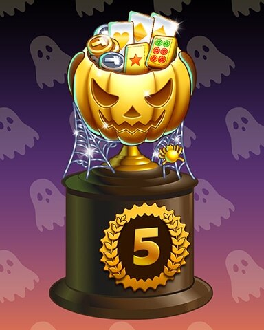Ghastly Figures Lap 5 Badge - Tri-Peaks Solitaire HD