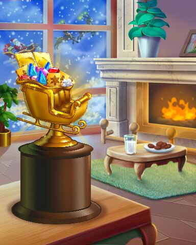 Pogo Santa's Golden Sleigh Reward Badge