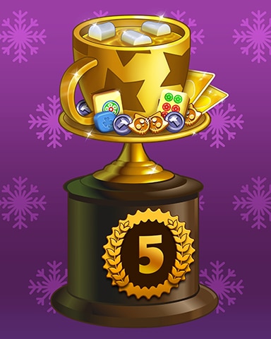 Cocoa Cup Lap 5 Badge - Jigsaw Treasure Hunter HD Cocoa Cup Lap 5 Badge - Jigsaw Treasure Hunter HD