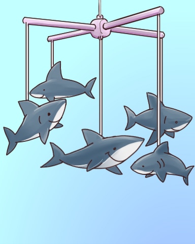 Sharks, Baby Badge - Quinn's Aquarium