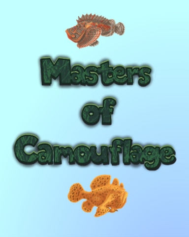 Masters Of Camouflage Badge - Quinn's Aquarium