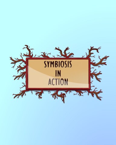 Symbiosis In Action Badge - Quinn's Aquarium