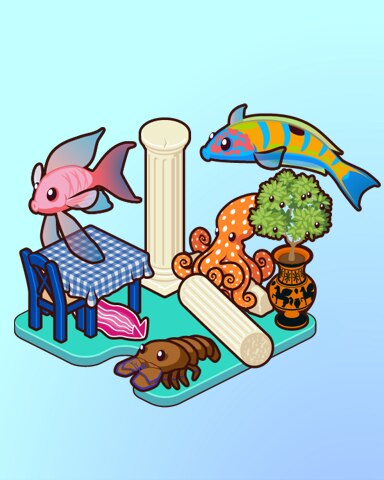 It's All Greek To Me! Badge - Quinn's Aquarium